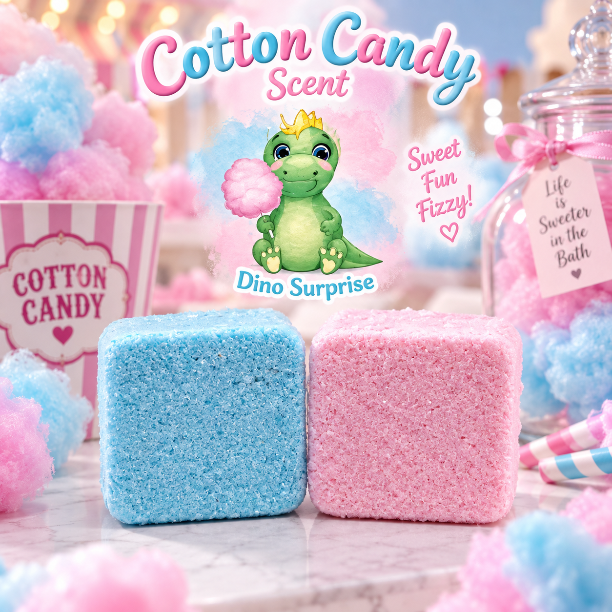 Cotton Candy Dino