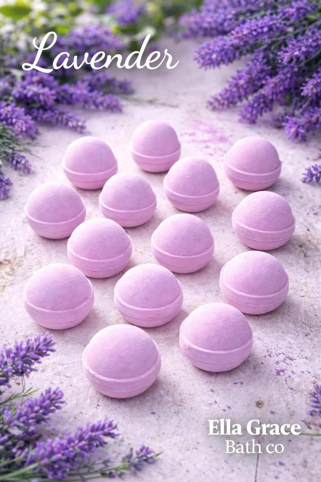 Lavender Bath Bomb — Medium