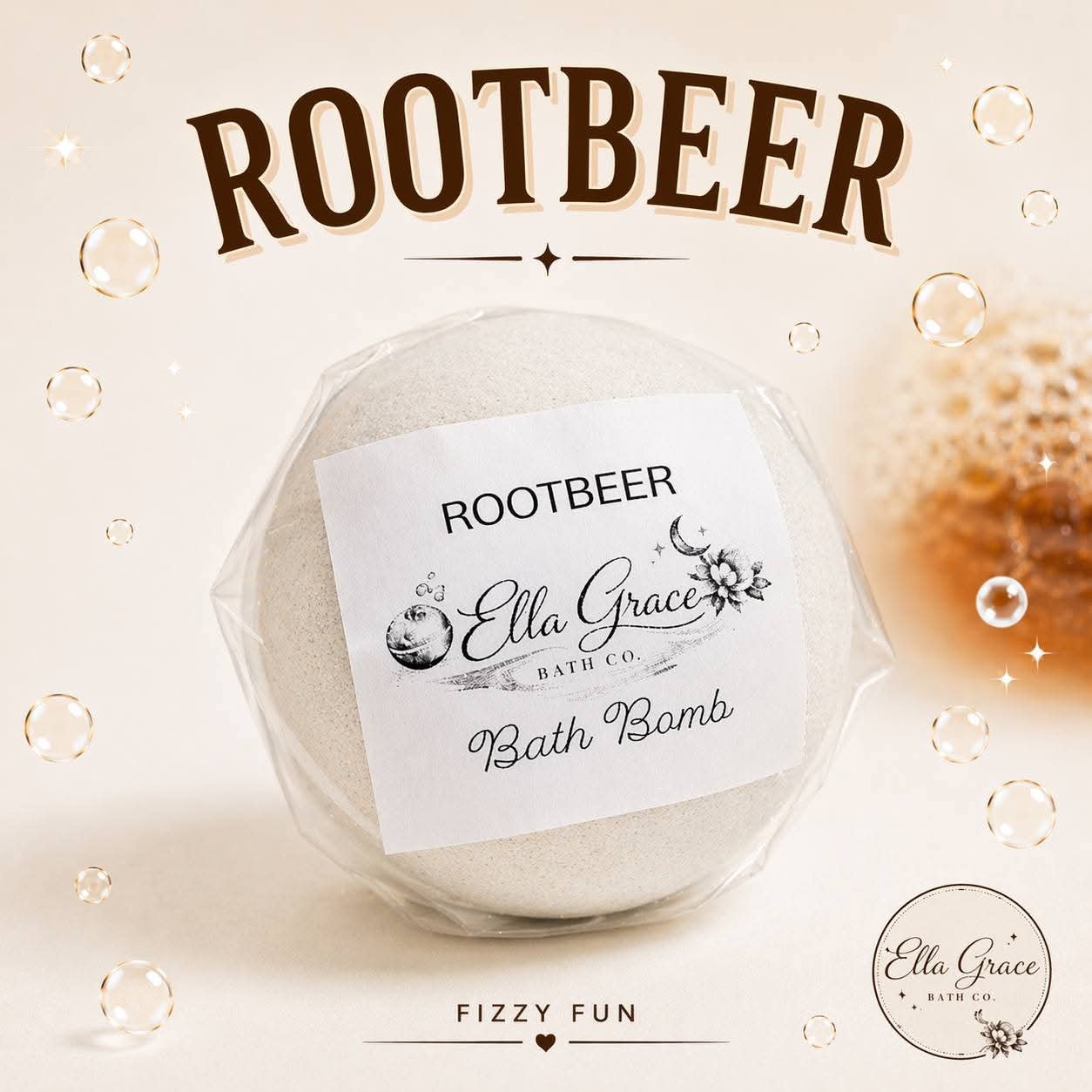 Root Beer Bath Bomb — Medium